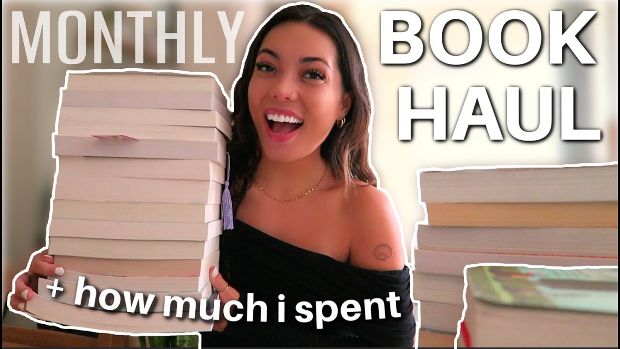 MONTHLY BOOK HAUL: every book i bought + total spent $$ on books for the month of October 🎃📖🍂📚👻