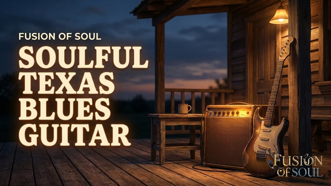 Soulful Texas Blues Guitar – Warm Country Porch Instrumental | Fusion of Soul