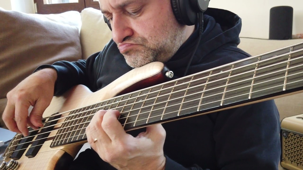 Our Spanish Love Song - Six String Bass Cover