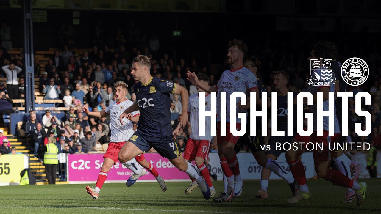 Highlights: Southend United 1-1 Boston United