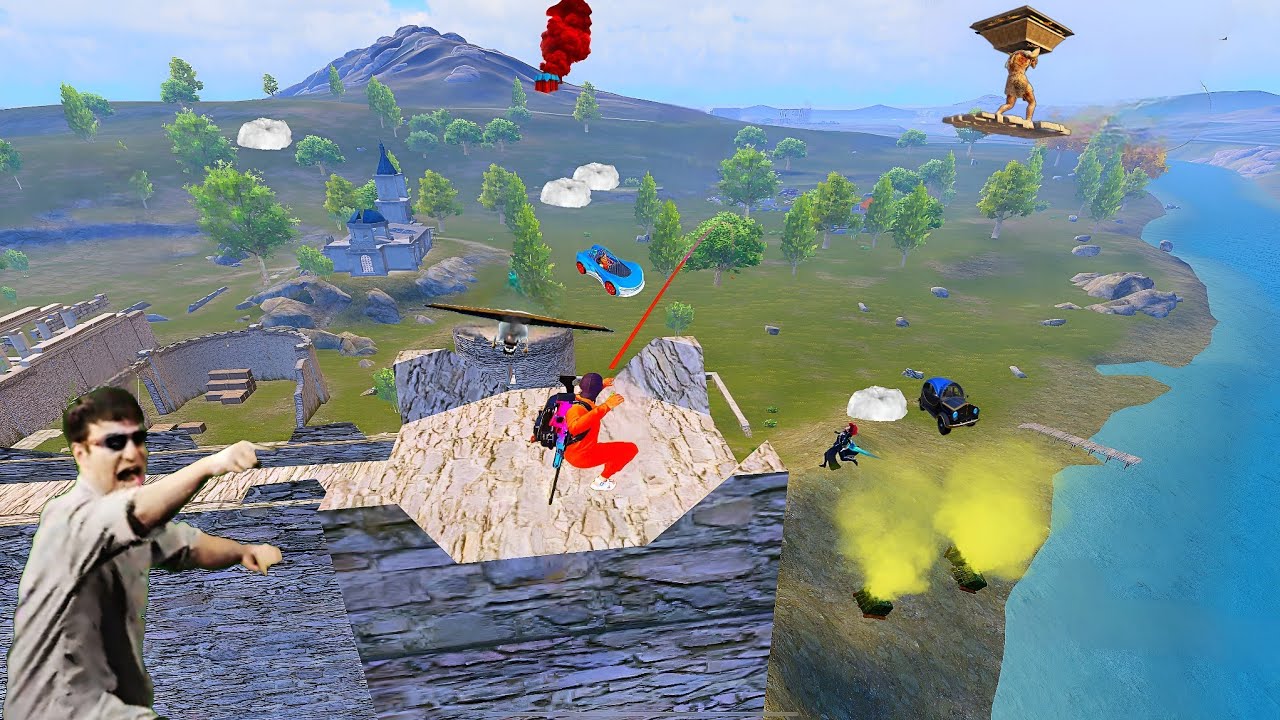 TOWER CAMPER 1000 IQ 😱😂 Pubg Mobile Trolling Cutes 🤣