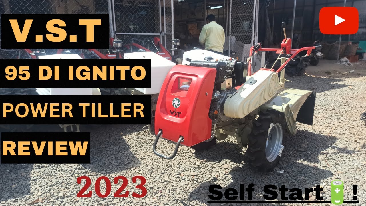 VST 95 DI IGNITO Power Tiller Review 2023 | With key Self Start |Price ?? INDIA'S BEST Tiller