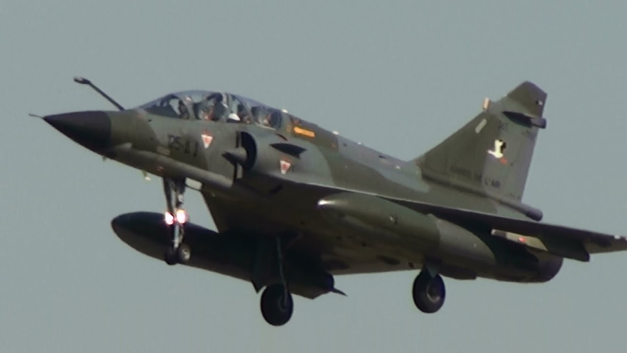 French Mirage 2000 Landing at Berlin Schönefeld Airport for ILA 2012 HD (1080p)