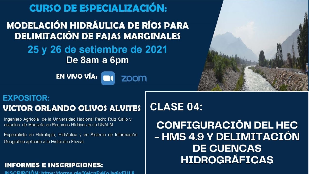 Clase 04: Configuración del HEC-HMS 4.9 y Delimitación de Cuenca Hidrográfica
