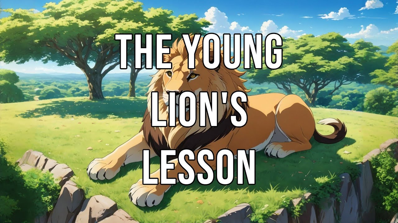 The Young Lion's Lesson-Life Rise Story#animationkidsvideos#