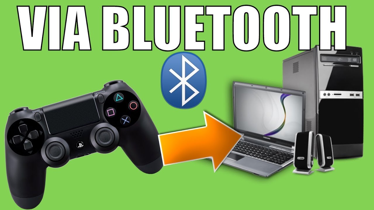 Como USAR CONTROLE PS4 no PC ou Notebook - VIA BLUETOOTH !!!