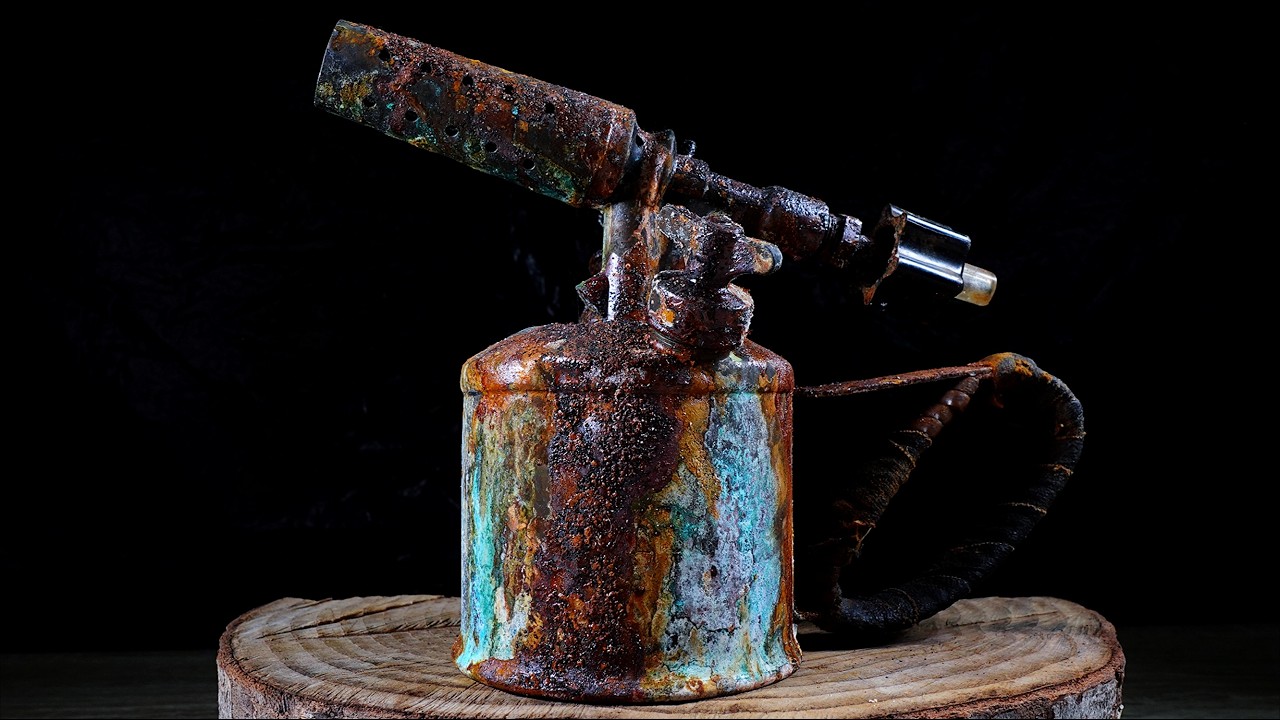 Very Old 1900s Jewelry Blowtorch - Restoration