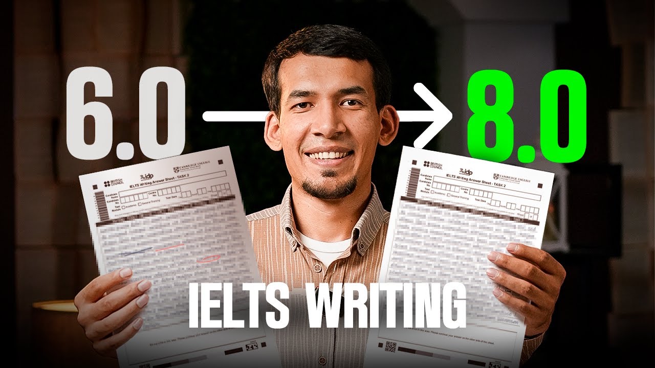 IELTS WRITING BALLIMNI 6.0 DAN 8.0 GA KO’TARGAN 5 QADAM