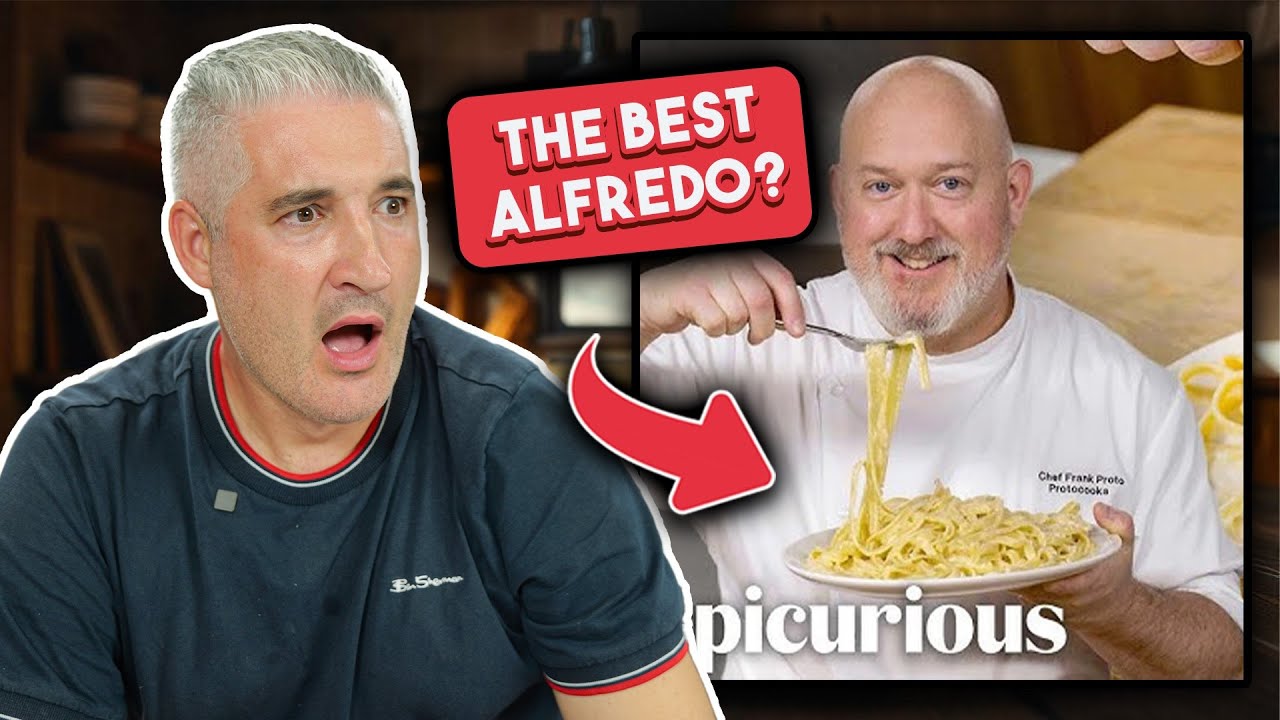 Italian Chef Reacts to Best Fettuccine Alfredo