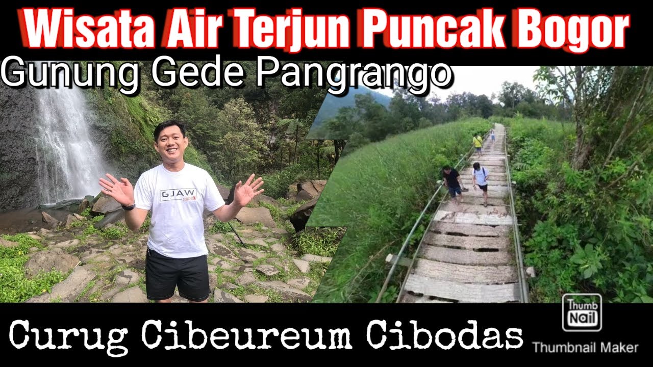 Curug Cibeureum Cibodas Puncak Bogor - Wisata Air Terjun Bogor Gunung Gede Pangrango - Insta 360 X2