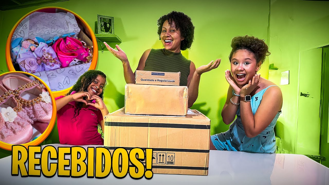 FICAMOS sem ACREDITAR😱OLHA o que CHEGOU pra GENTE‼️ABRINDO RECEBIDO - Parte 1