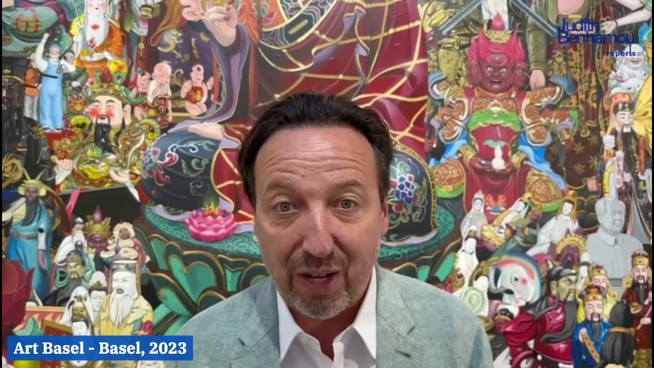 Emmanuel Perrotin, founder Galerie Perrotin, Art Basel, Basel, 2023