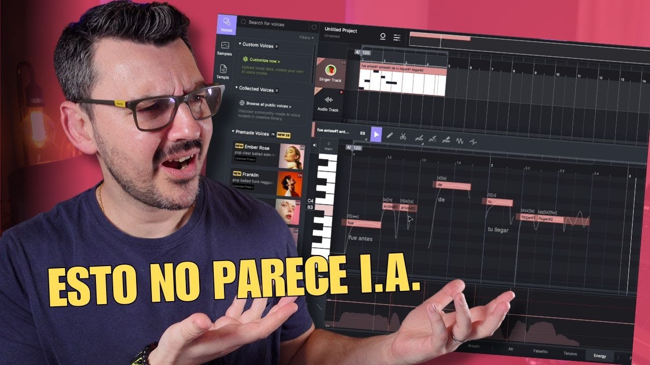 ACE Studio: Crea voces super reales con solo tener el MIDI y la letra usando I.A.