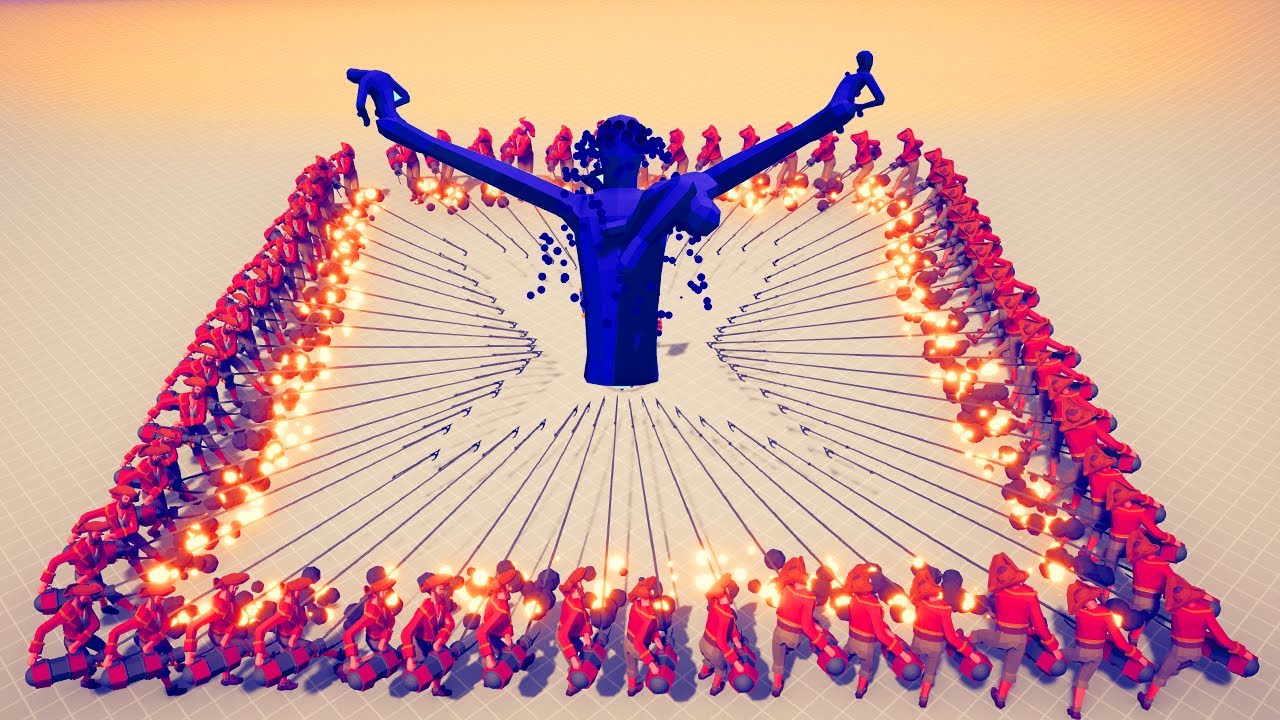 100x HARPOONER vs EVERY UNIT SQUARE#9 |TABS - Totally Accurate Battle Simulator