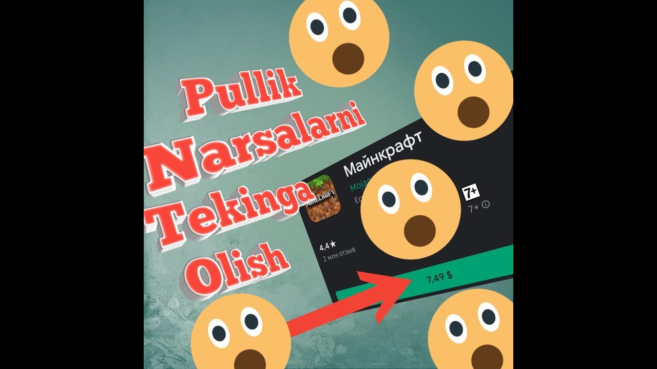 Pullik O'yinlarni Besplatniy Skachat Qilish