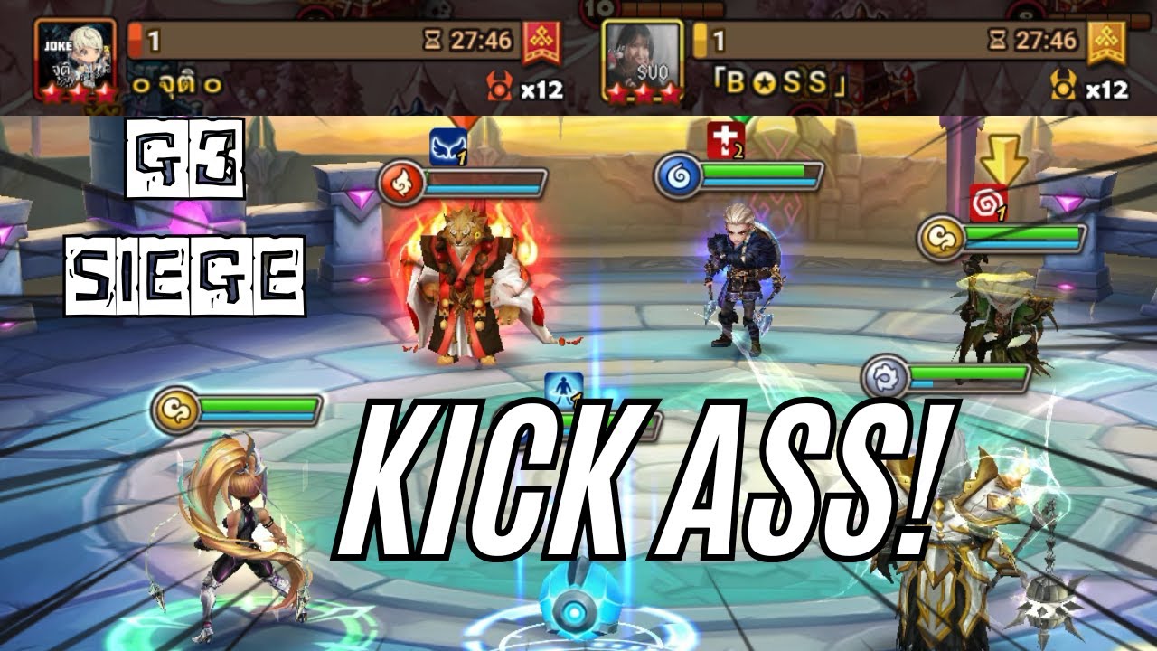 G3 SIEGE : ๐ จุติ ๐ / 「B ✪ S S 」 - HOW To Eliza and Kick Some BUTTOCKS? - Summoners War