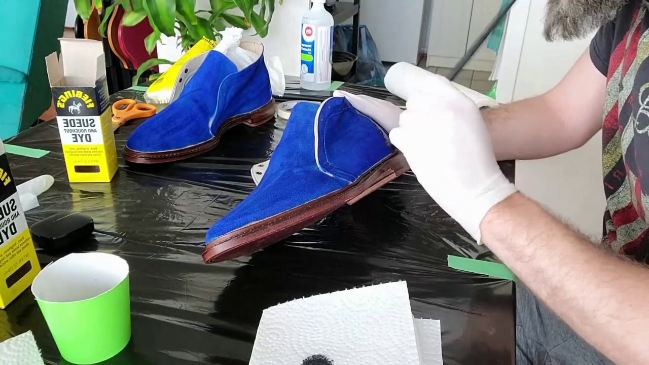 Custom Patina on Allen Edmonds Desert Boots