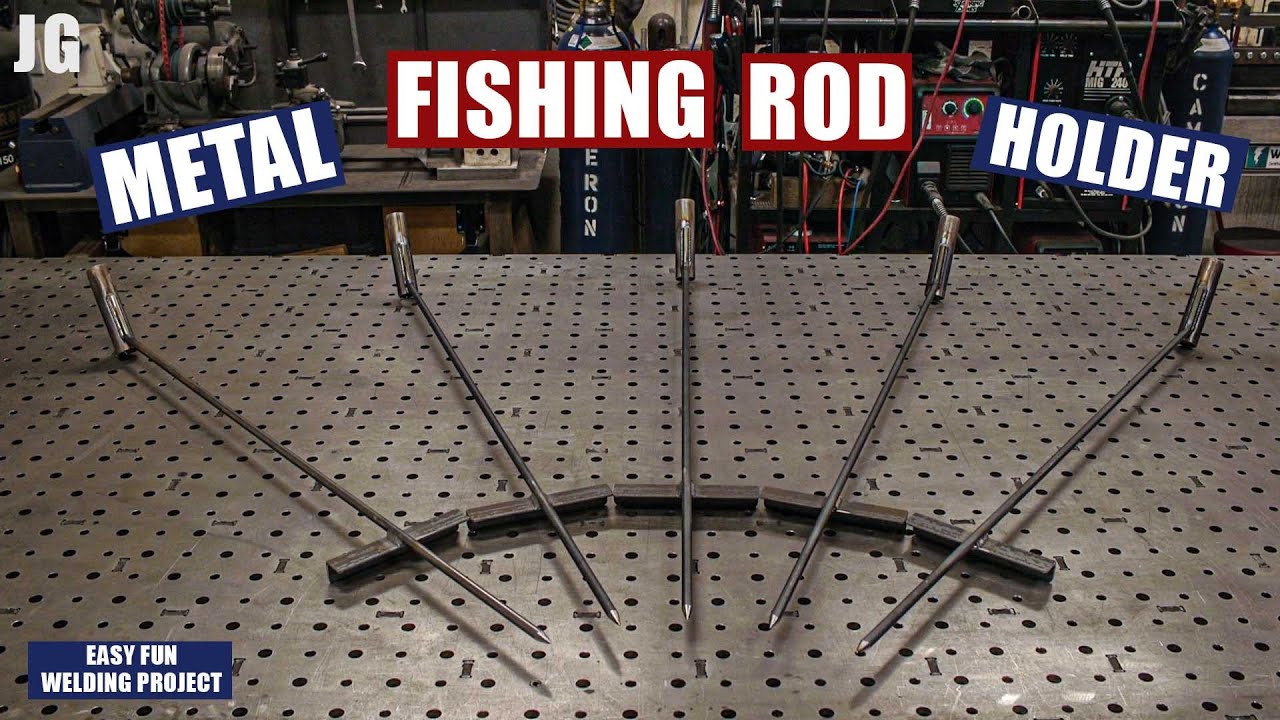 Metal Fishing Rod Holder - Easy Welding Project | JIMBO'S GARAGE