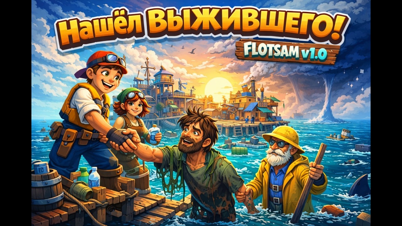 🔥 Нашёл ВЫЖИВШЕГО! — ПРОХОЖДЕНИЕ FLOTSAM V1.0