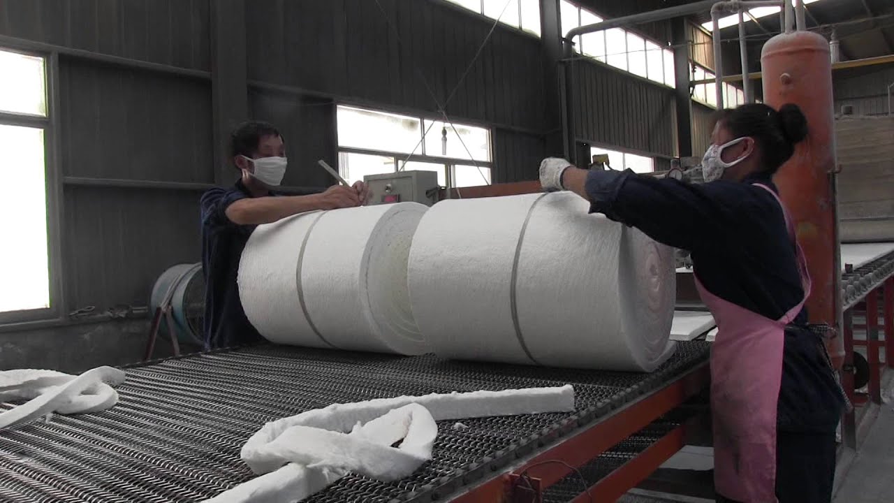 CCEWOOL® Ceramic Fiber Blanket Manufacture Process