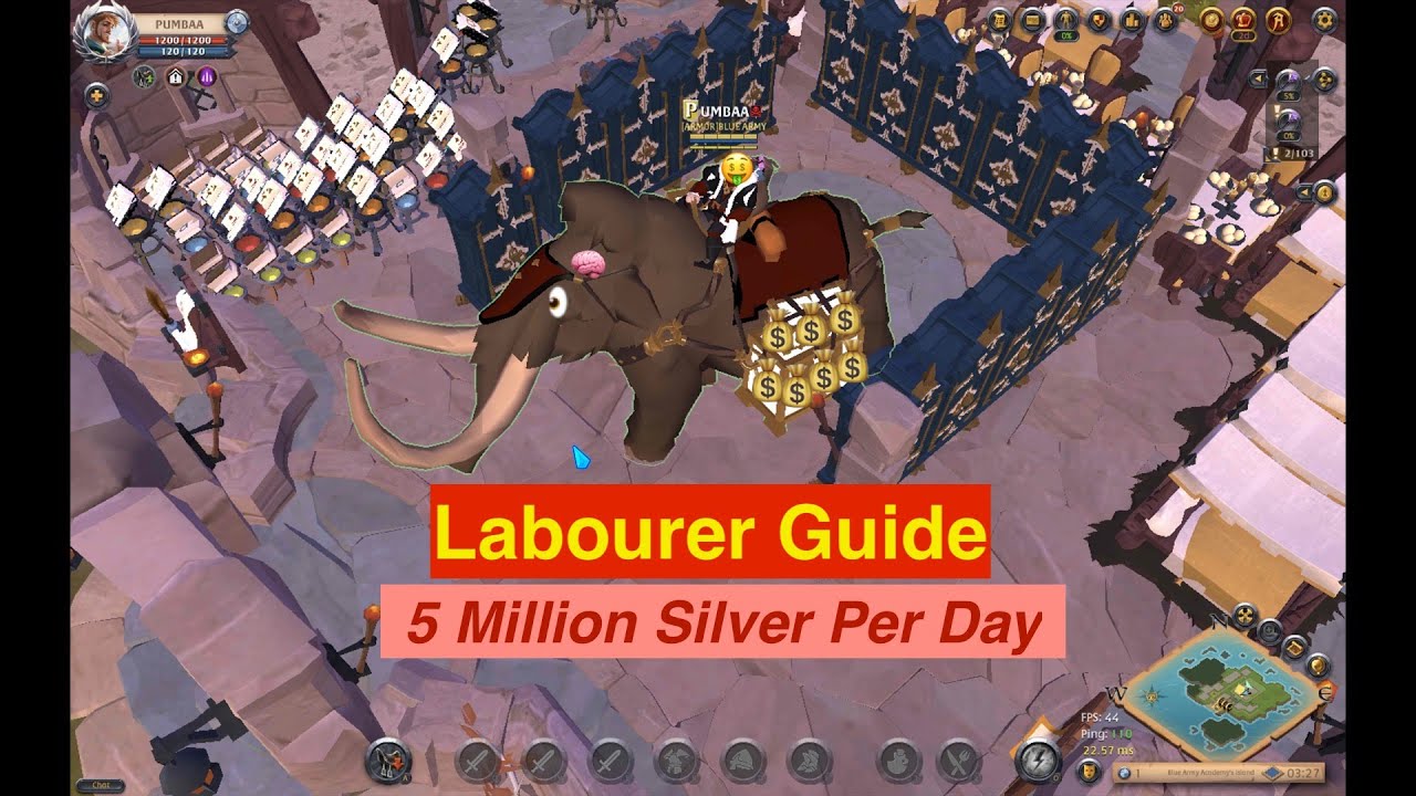 Albion Online | HOW I MAKE 5M/DAY PASSIVE INCOME | Labourer Guide
