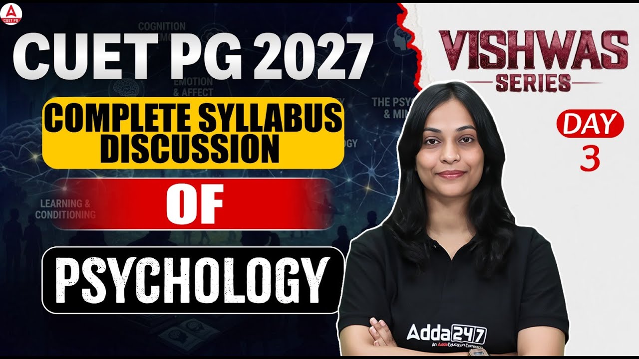 CUET PG Psychology 2027 | Complete Syllabus Discussion | Complete Psychology Preparation