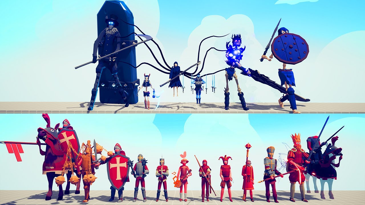 MEDIEVAL TEAM vs SPOOKY TEAM #122 | TABS - Totally Accurate Battle Simulator