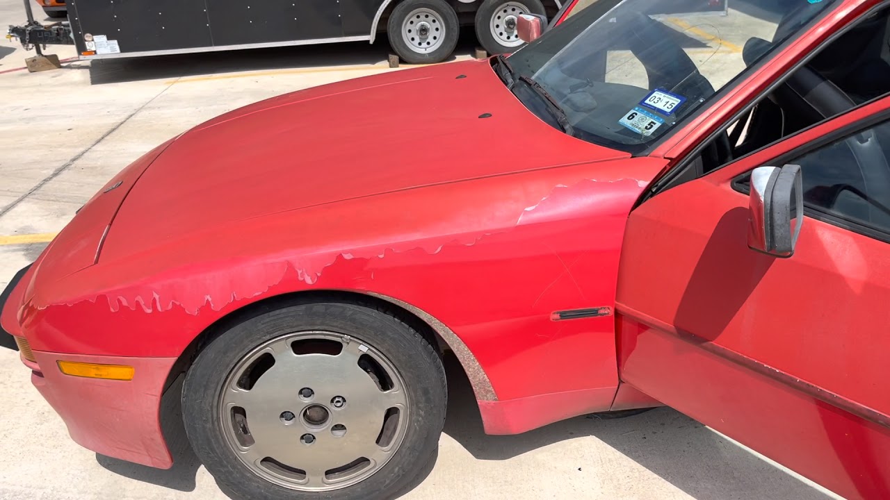 Porsche 944S stuck Trunk Lid