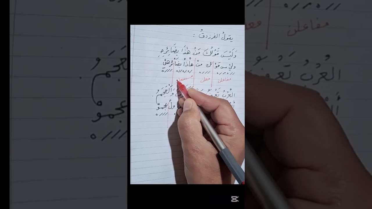بحر البسيط - الروي - القافية - الجوازات - اعراب البيت 