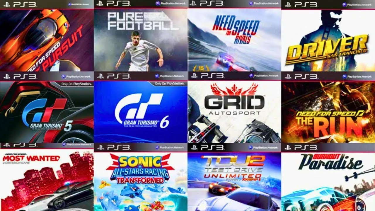 Топ 20 лучших гоночных игр для PS3 всех времен