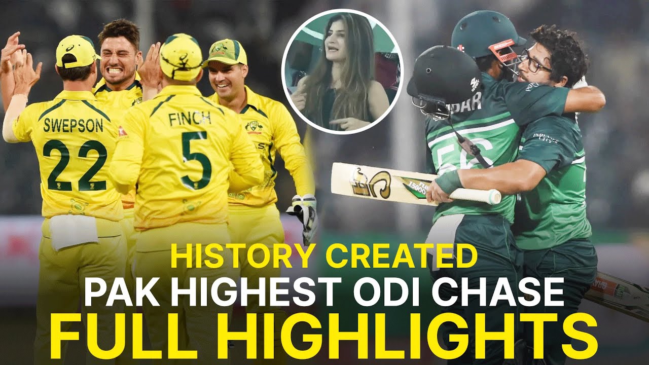 History Created | Pakistan Highest ODI Chase vs Australia 💥| 2nd ODI, 2022 | PCB | MR1K