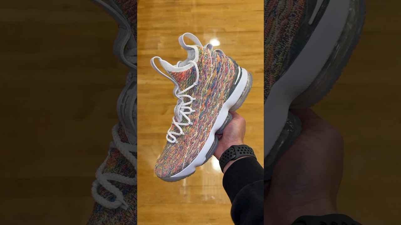 LEBRON 15 FRUITY PEBBLES! CEREAL HOOP SHOE! 🎨🥣