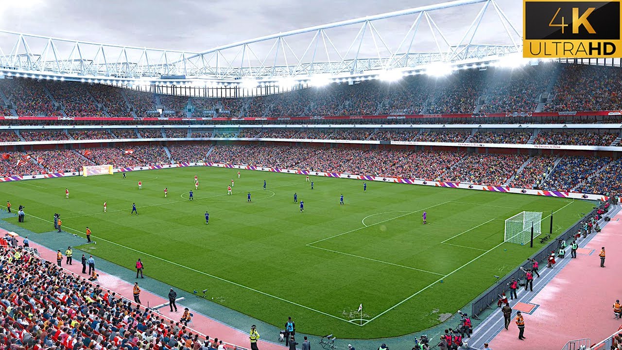 PES 2021 NEW Ultra Realism Graphic and Sound Mod |Arsenal vs Everton | PES 2024 Patch | 4K