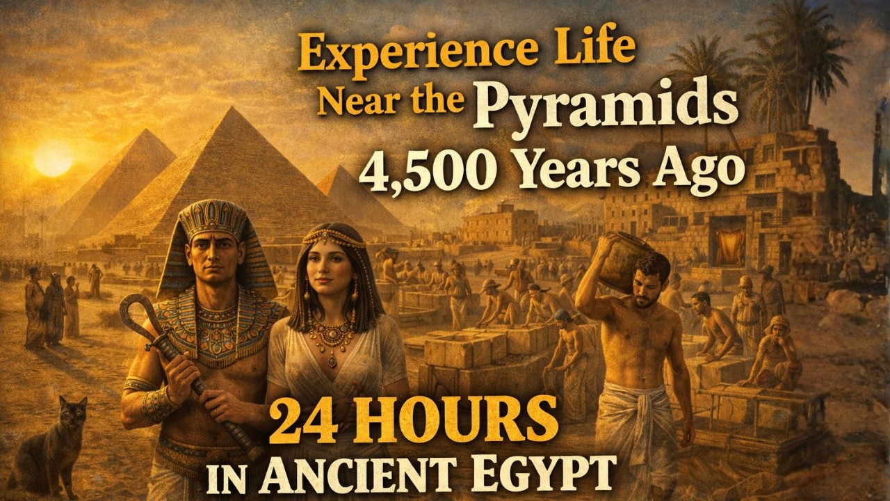 Experience Life Near the Pyramids 4,500 Years Ago | 24 Hours In Ancient Egypt