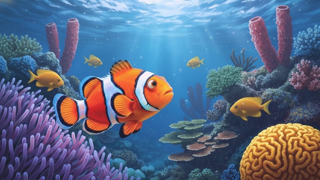 The Best 4K Aquarium - Dive Into The Mesmerizing Underwater Realm, Sea Jellyfish, Coral Reefs .