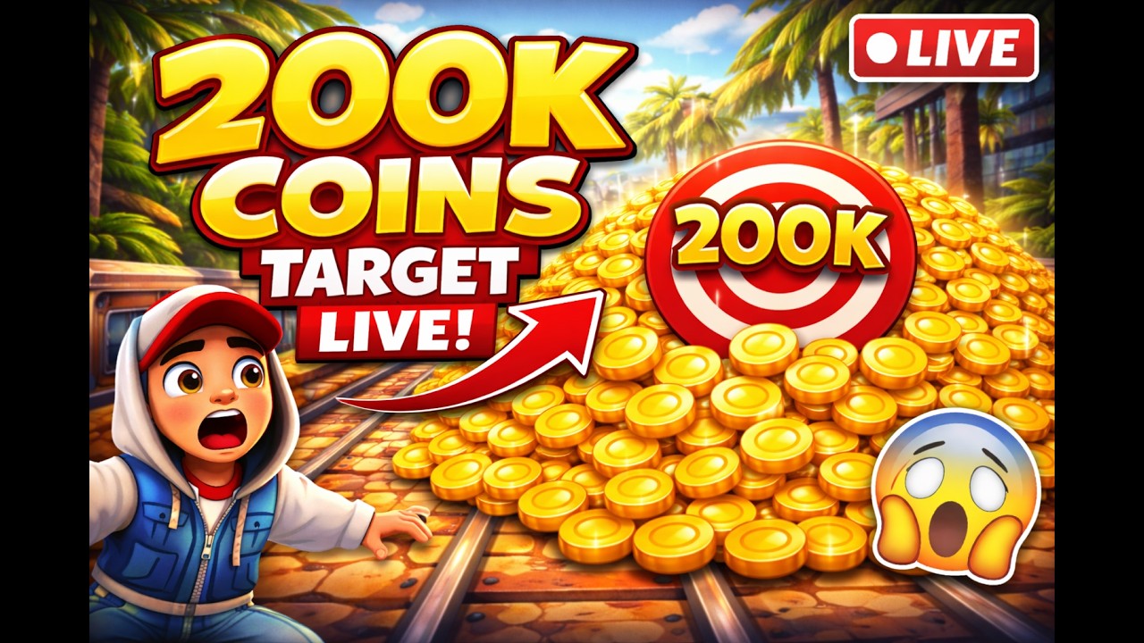 200K Coins LIVE Target Playing Subway Surfers #subwaysurfers #subwaysurferslive #shortsvideo #shorts