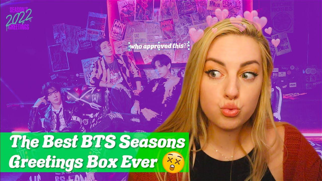 BTS 2022 SEASONS GREETINGS UNBOXING WITH FREAKONALISH