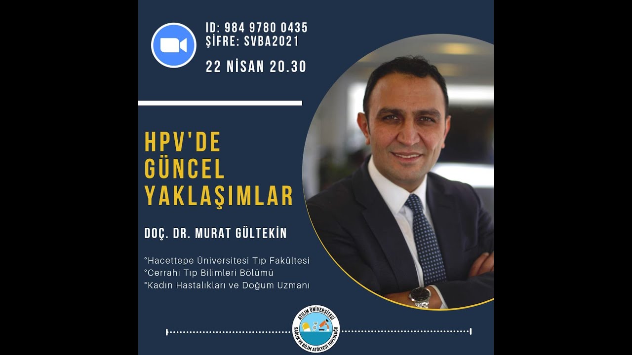 HPV'de Güncel Yaklaşımlar - Doç. Dr. Murat Gültekin