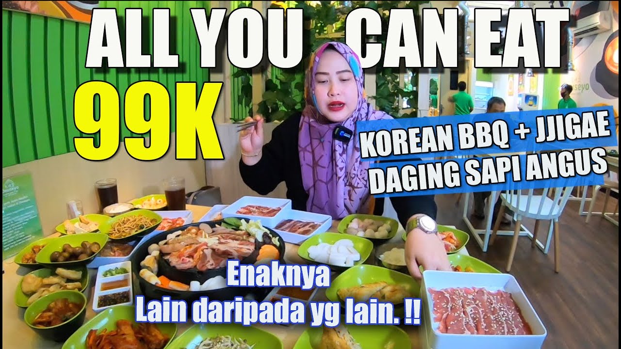 DEUSEYO ALL YOU CAN EAT !! KOREAN BBQ PLUS JIGGAE, bisa puas makan Daging Angus yang Enaknya Nampol