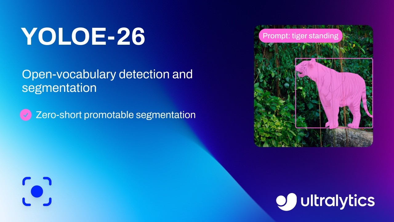 How to use Ultralytics YOLOE-26 (New) | Open Vocabulary & Real-Time Seeing Anything | Promptable 🚀