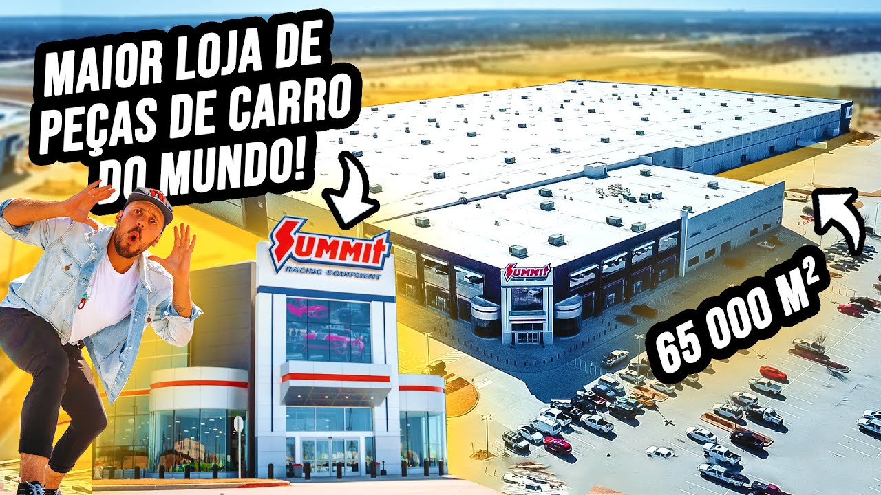 A MAIOR LOJA de PECAS de CARRO DO MUNDO! 🤯 TURBO, NITRO, SUPERCHARGERS, SUMMIT RACING - Theo Amaral