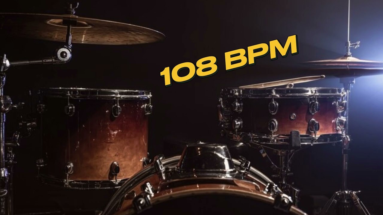 Loop de Bateria para estudos - 108 BPM