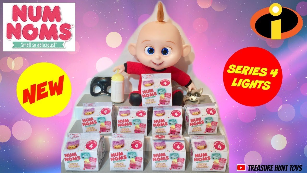 NEW Num Noms Lights Series 4 Unboxing Uv Light Color Changing Num