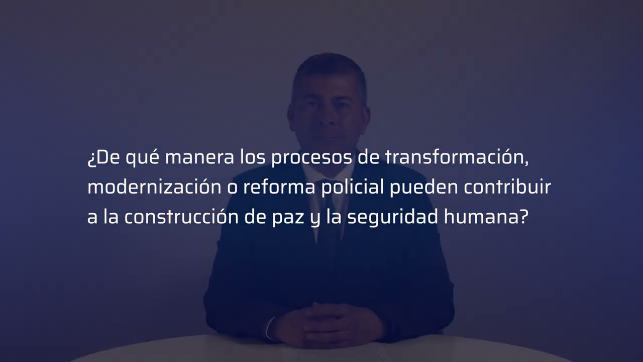 How can police modernization or reform processes contribute to building peace and human security?