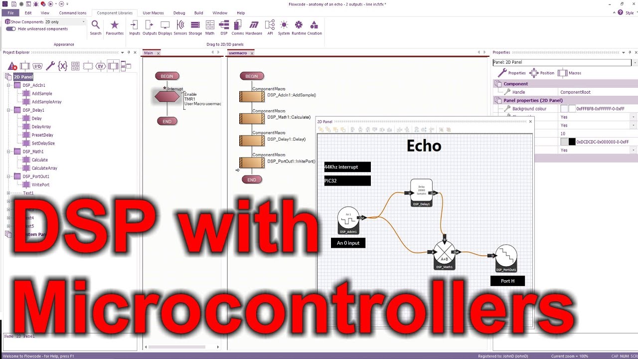 DSP with microcontrollers