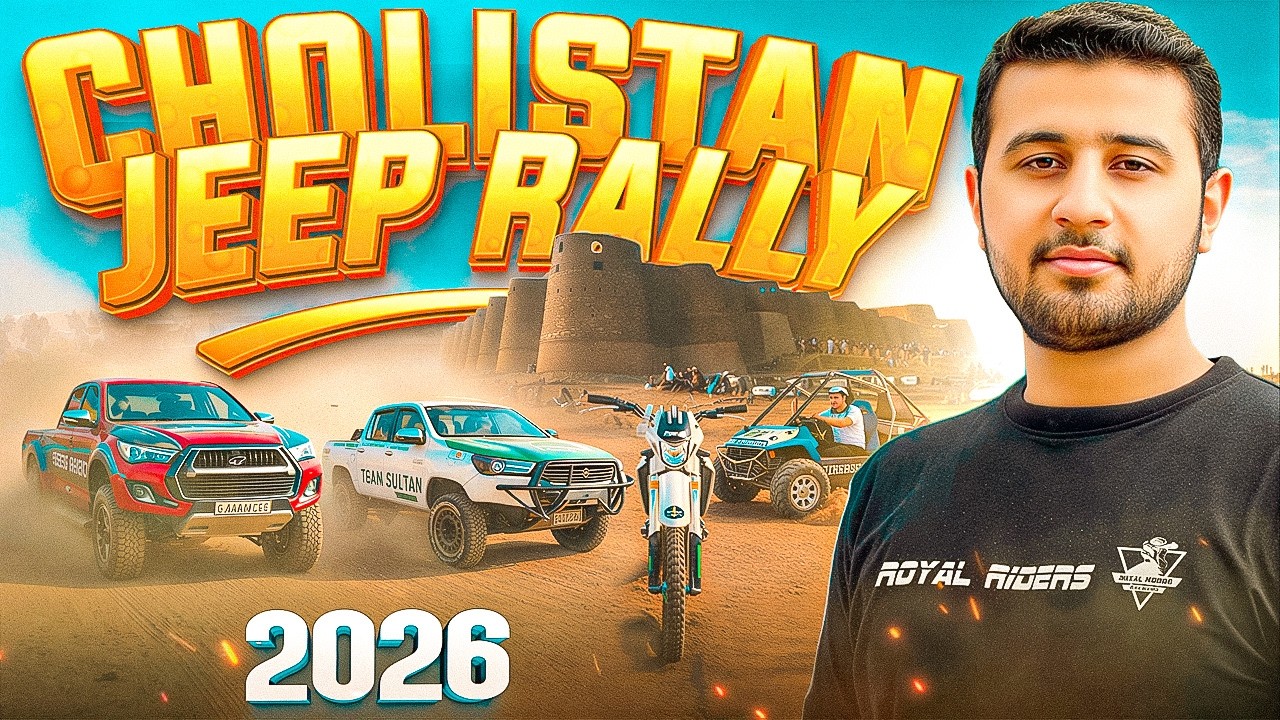 Racing Rally Of CHOLISTAN Desserts !! Jeeps and Bikes Rally.