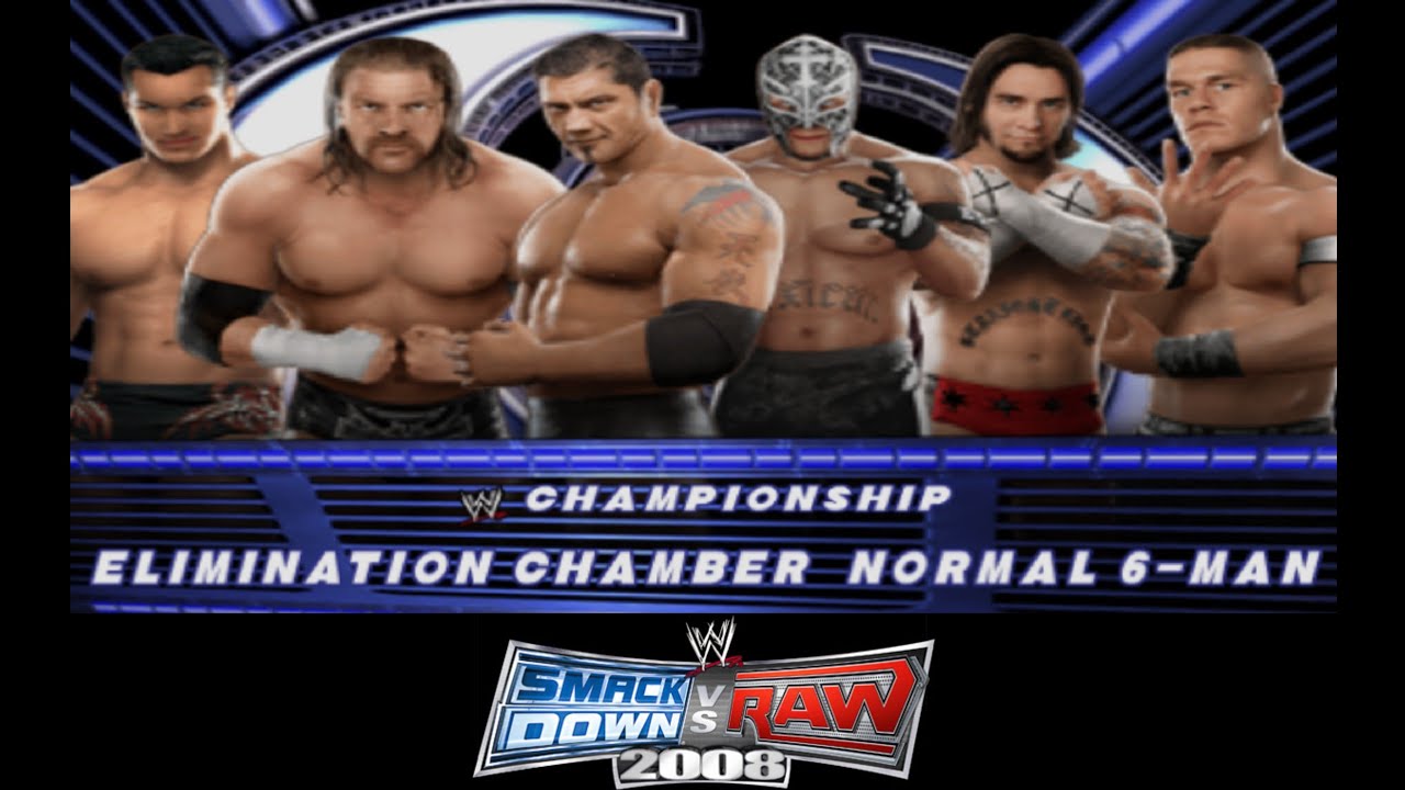 WWE Smackdown vs Raw 2008 - WWE Championship Elimination Chamber