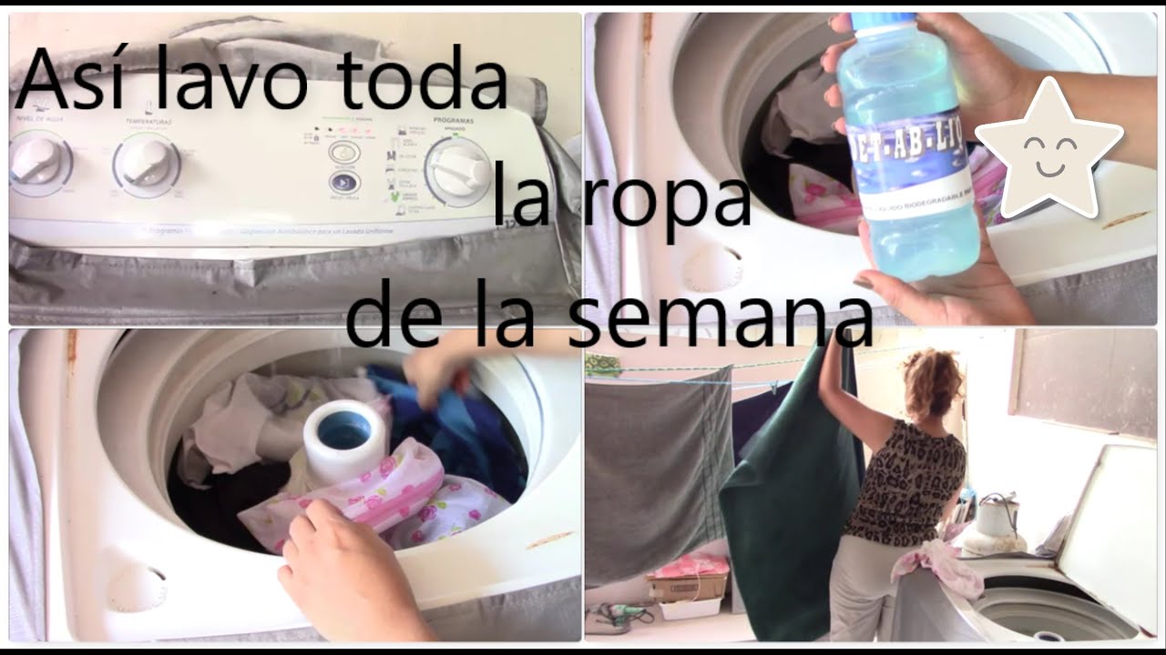 Rutina de lavado semanal