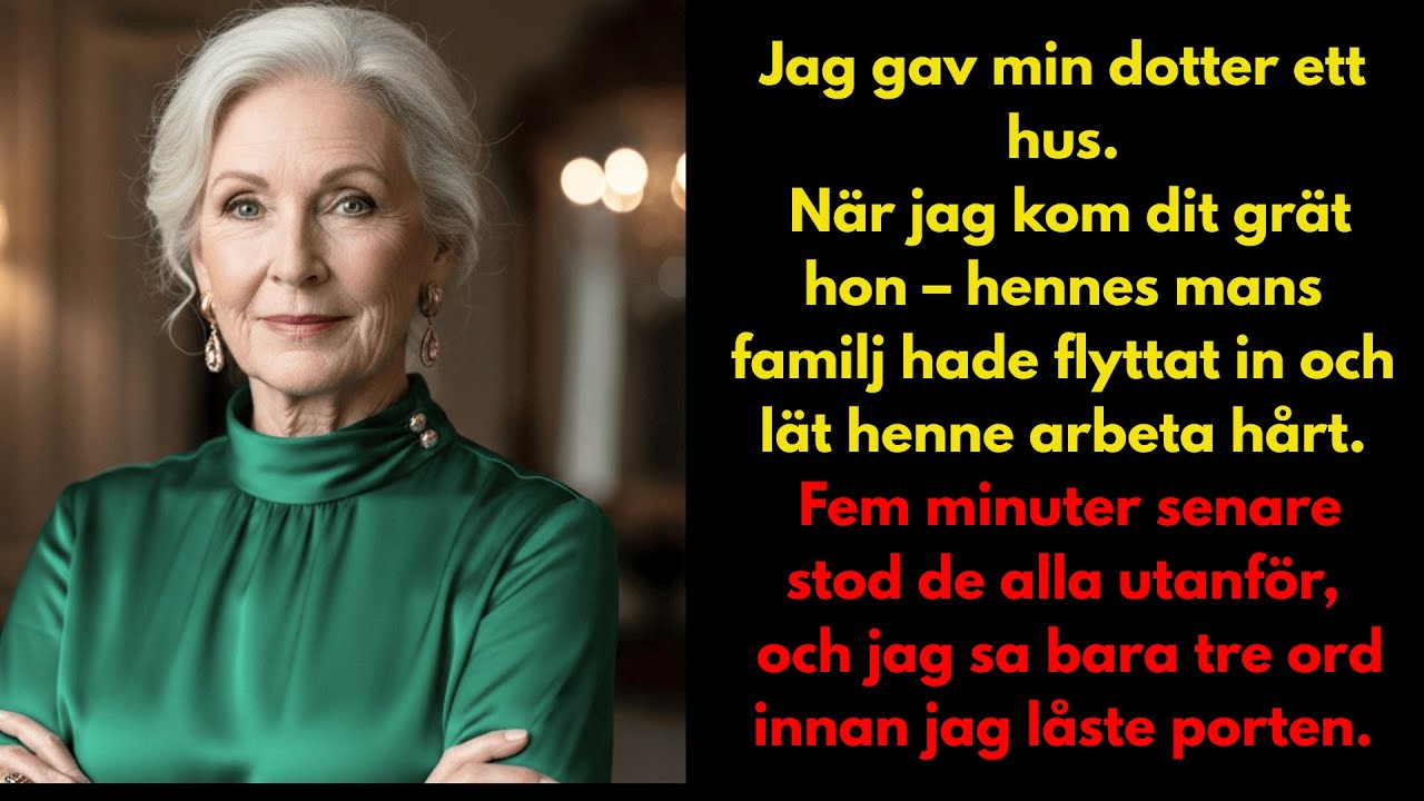 Jag gav min dotter ett hus – när jag anlände grät hon tyst, hans familj hade invaderat hemmet