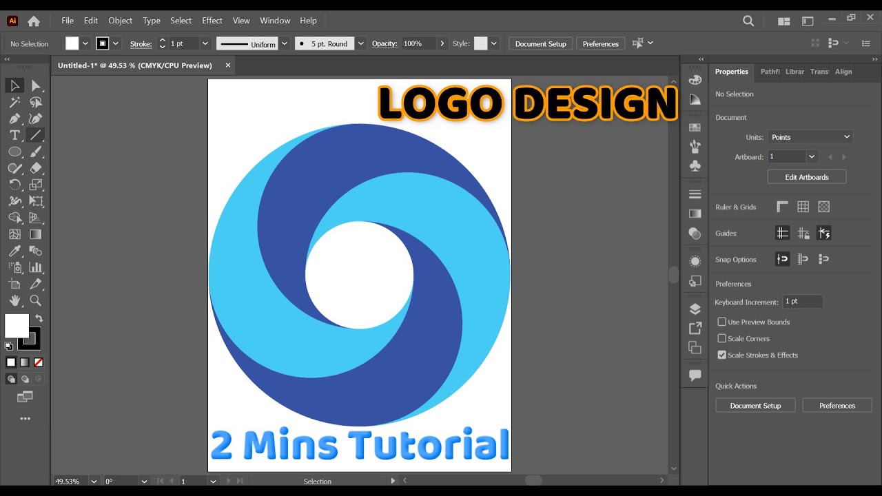 How to Create Logo Design in Adobe Illustrator #abaidgraphicstudio #adobeillustrator